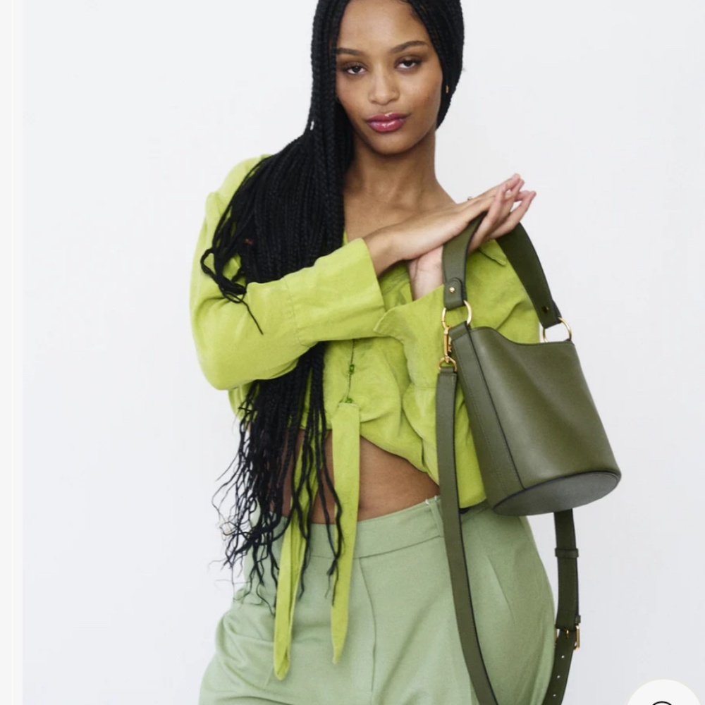 Hyer Goods Luxe Mini Bucket Bag